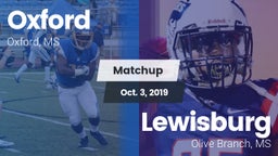 Matchup: Oxford  vs. Lewisburg  2019