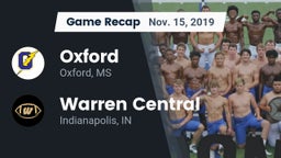 Recap: Oxford  vs. Warren Central  2019
