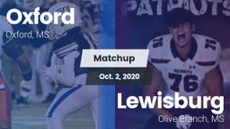 Matchup: Oxford  vs. Lewisburg  2020