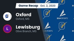 Recap: Oxford  vs. Lewisburg  2020