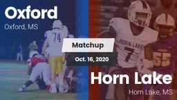 Matchup: Oxford  vs. Horn Lake  2020