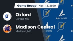Recap: Oxford  vs. Madison Central  2020