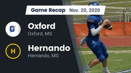 Recap: Oxford  vs. Hernando  2020