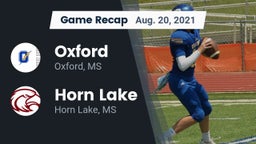 Recap: Oxford  vs. Horn Lake  2021