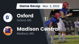 Recap: Oxford  vs. Madison Central  2022