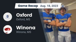 Recap: Oxford  vs. Winona  2023