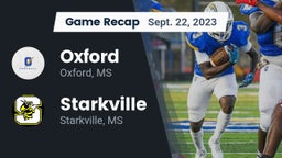Recap: Oxford  vs. Starkville  2023
