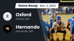 Recap: Oxford  vs. Hernando  2023