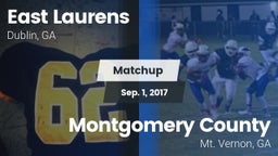 Matchup: East Laurens High vs. Montgomery County  2017