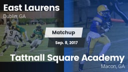 Matchup: East Laurens High vs. Tattnall Square Academy  2017