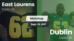 Matchup: East Laurens High vs. Dublin  2017