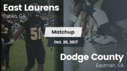 Matchup: East Laurens High vs. Dodge County 2017