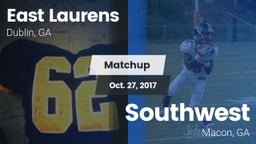 Matchup: East Laurens High vs. Southwest  2017