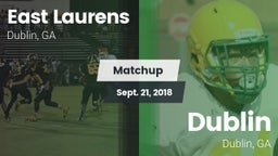 Matchup: East Laurens High vs. Dublin  2018