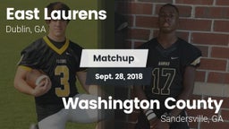 Matchup: East Laurens High vs. Washington County  2018