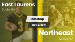 Matchup: East Laurens High vs. Northeast  2018