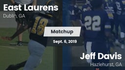 Matchup: East Laurens High vs. Jeff Davis  2019