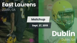 Matchup: East Laurens High vs. Dublin  2019