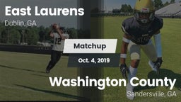 Matchup: East Laurens High vs. Washington County  2019