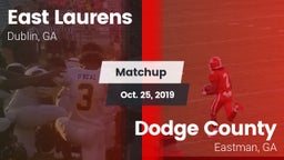 Matchup: East Laurens High vs. Dodge County  2019