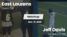 Matchup: East Laurens High vs. Jeff Davis  2020