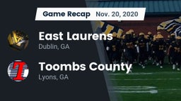 Recap: East Laurens  vs. Toombs County  2020