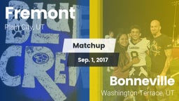 Matchup: Fremont  vs. Bonneville  2017