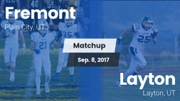 Matchup: Fremont  vs. Layton  2017