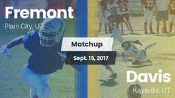 Matchup: Fremont  vs. Davis  2017
