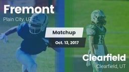 Matchup: Fremont  vs. Clearfield  2017