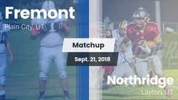 Matchup: Fremont  vs. Northridge  2018