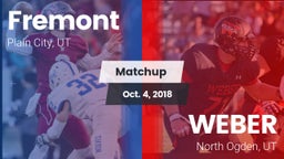 Matchup: Fremont  vs. WEBER  2018