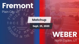 Matchup: Fremont  vs. WEBER  2020