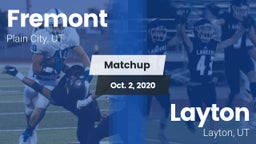 Matchup: Fremont  vs. Layton  2020