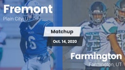 Matchup: Fremont  vs. Farmington  2020