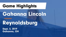 Gahanna Lincoln  vs Reynoldsburg Game Highlights - Sept. 3, 2019