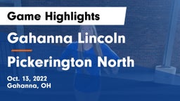 Gahanna Lincoln  vs Pickerington North  Game Highlights - Oct. 13, 2022