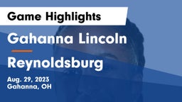 Gahanna Lincoln  vs Reynoldsburg  Game Highlights - Aug. 29, 2023