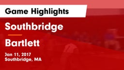 Southbridge  vs Bartlett  Game Highlights - Jan 11, 2017