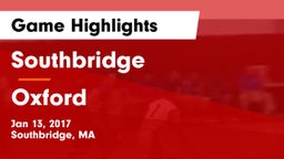 Southbridge  vs Oxford  Game Highlights - Jan 13, 2017