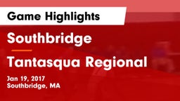 Southbridge  vs Tantasqua Regional  Game Highlights - Jan 19, 2017