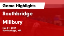 Southbridge  vs Millbury  Game Highlights - Jan 21, 2017