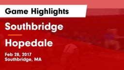 Southbridge  vs Hopedale  Game Highlights - Feb 28, 2017