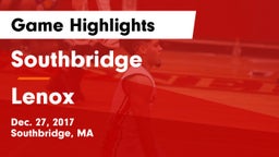 Southbridge  vs Lenox  Game Highlights - Dec. 27, 2017