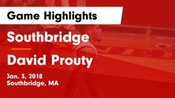 Southbridge  vs David Prouty  Game Highlights - Jan. 3, 2018