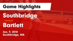 Southbridge  vs Bartlett  Game Highlights - Jan. 9, 2018