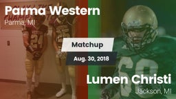 Matchup: Parma Western High vs. Lumen Christi  2018