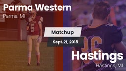 Matchup: Parma Western High vs. Hastings  2018