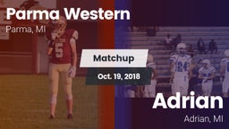Matchup: Parma Western High vs. Adrian  2018
