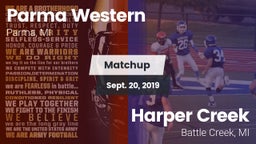 Matchup: Parma Western High vs. Harper Creek  2019